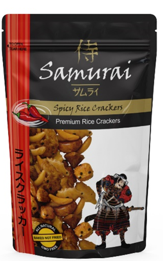 Samurai Spicy Rice Crackers – International Distribution Trading Co.